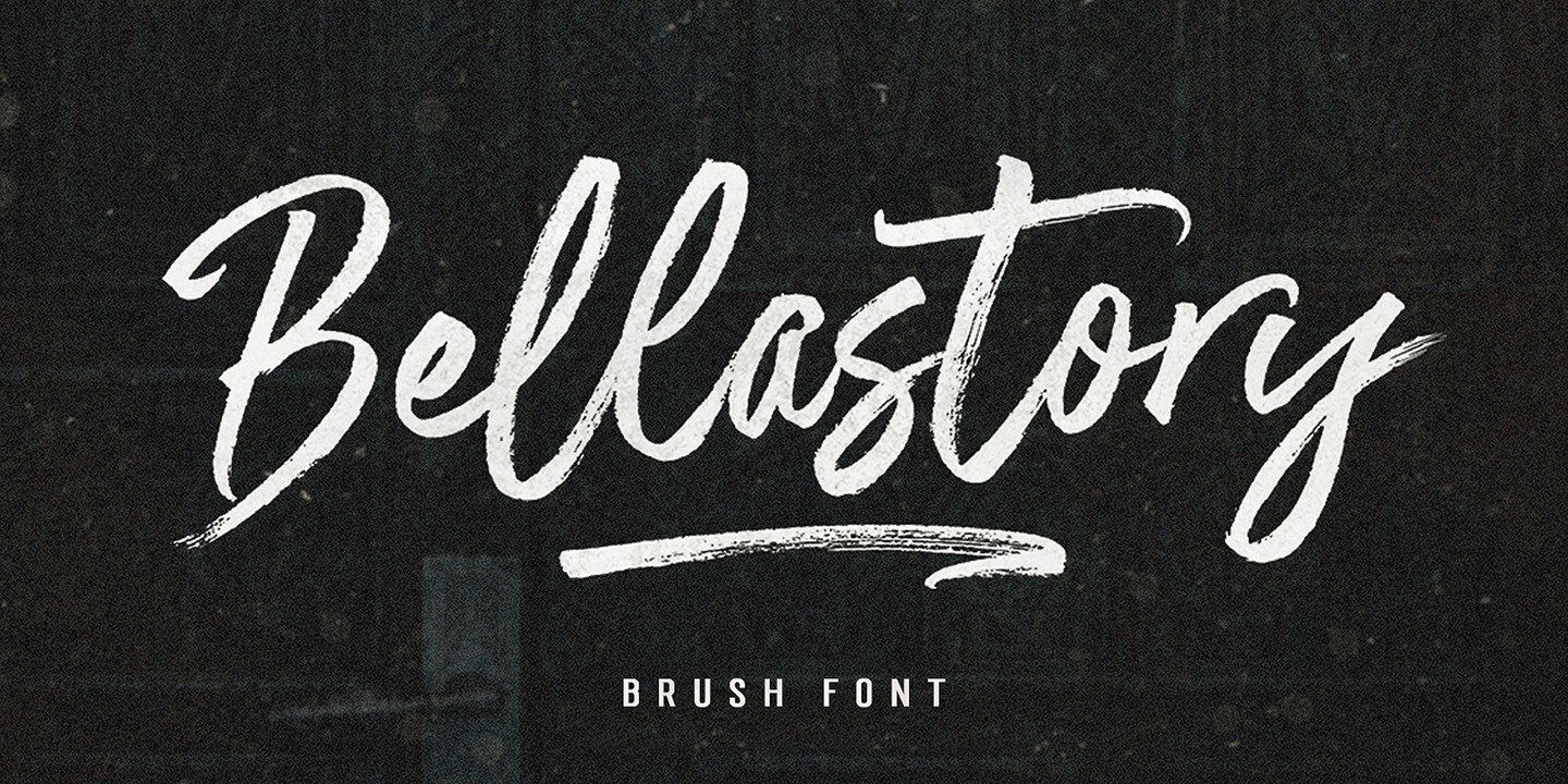 Bellastory Font preview