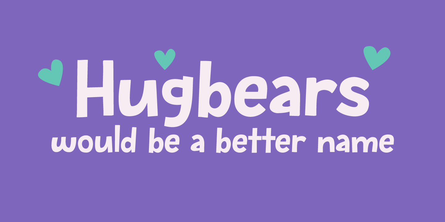 Bugbear Regular Font preview