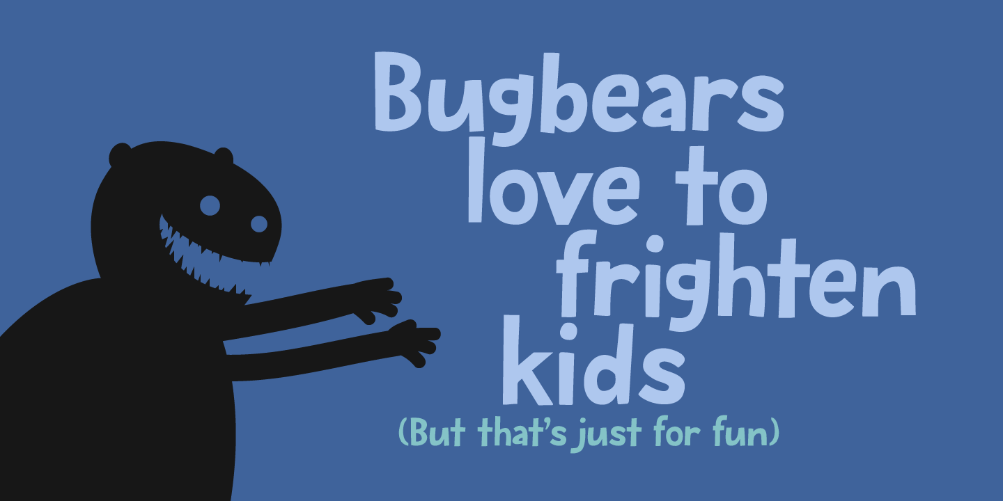Bugbear Italic Font preview