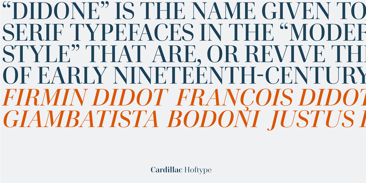 Cardillac Italic Font preview