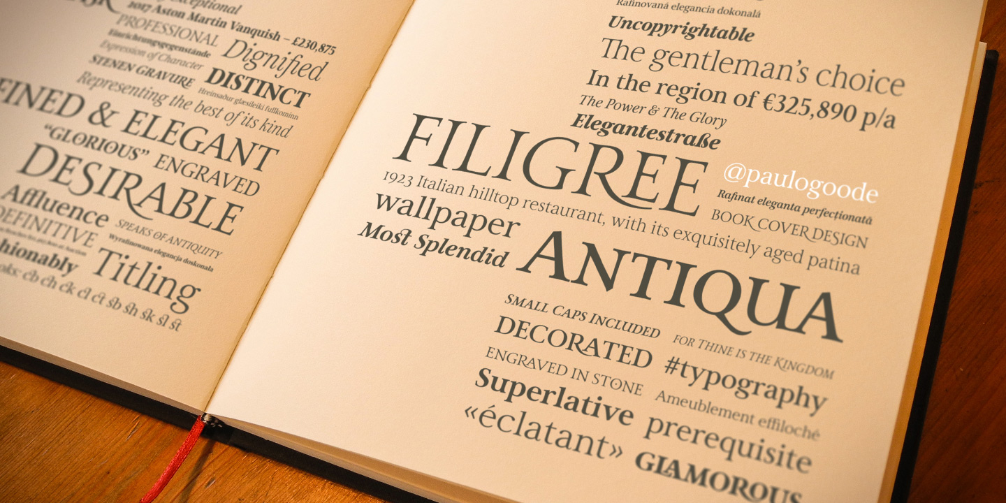 Carrig Pro Display Italic Font preview