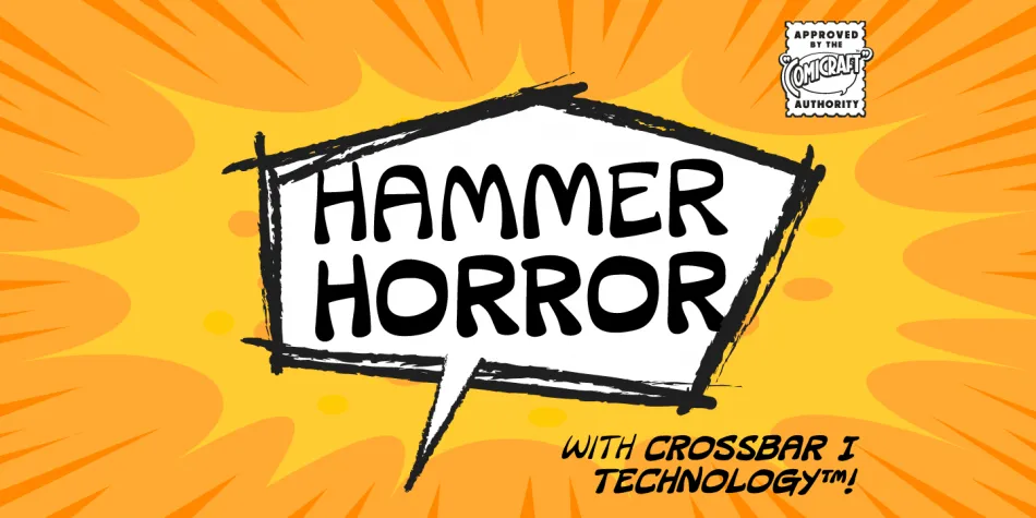 CC Hammer Horror Font preview