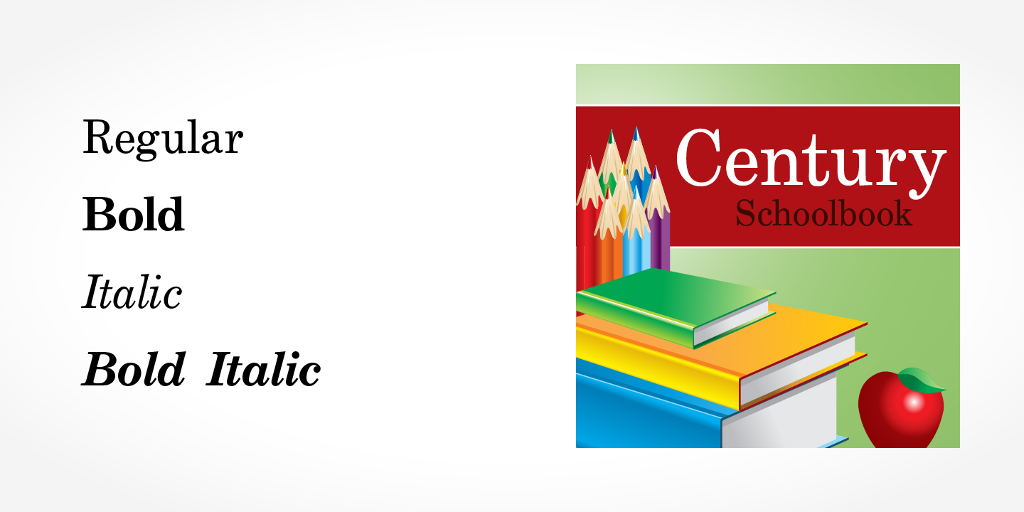 Century Schoolbook Pro Bold Italic Font preview
