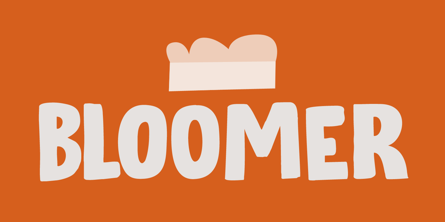 Bloomer Font preview