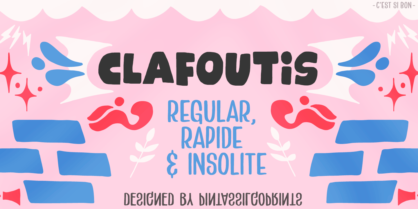 Clafoutis Font preview