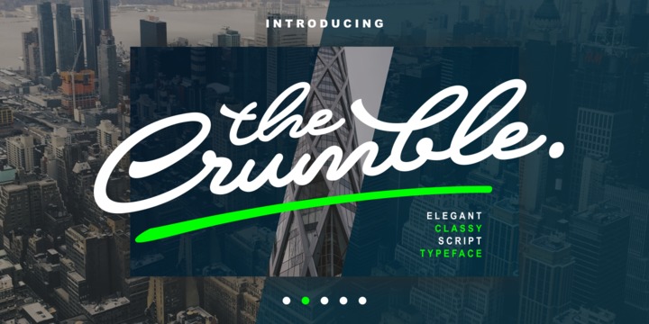 Crumble Font preview