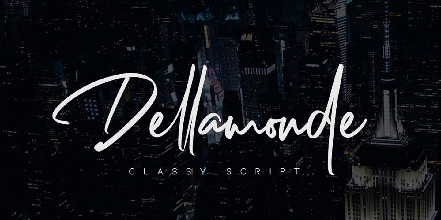 Dellamonde Font preview