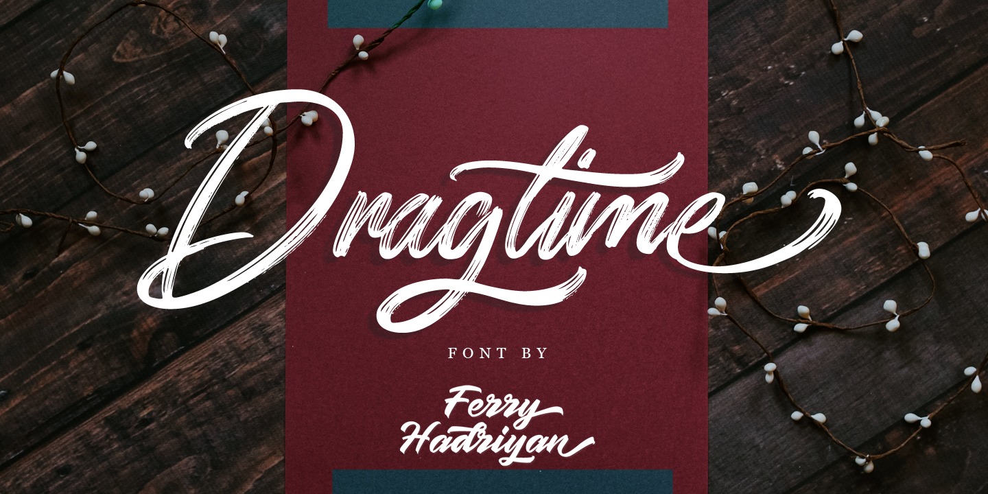 Dragtime Font preview