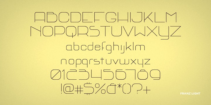 Franz Medium Font preview
