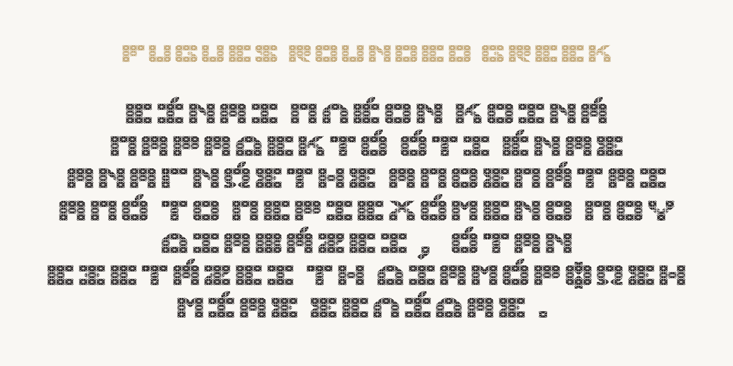 Fugues Rounded Font preview