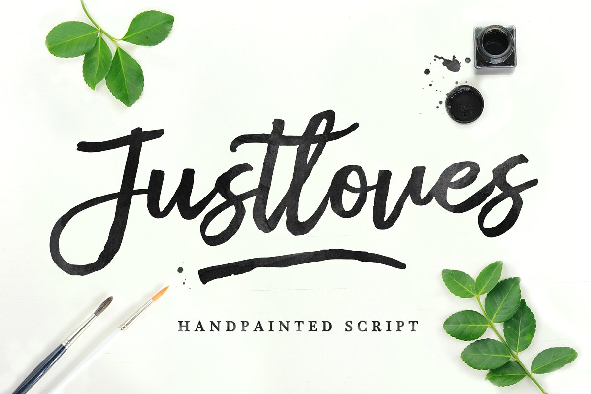 Justloves Font preview