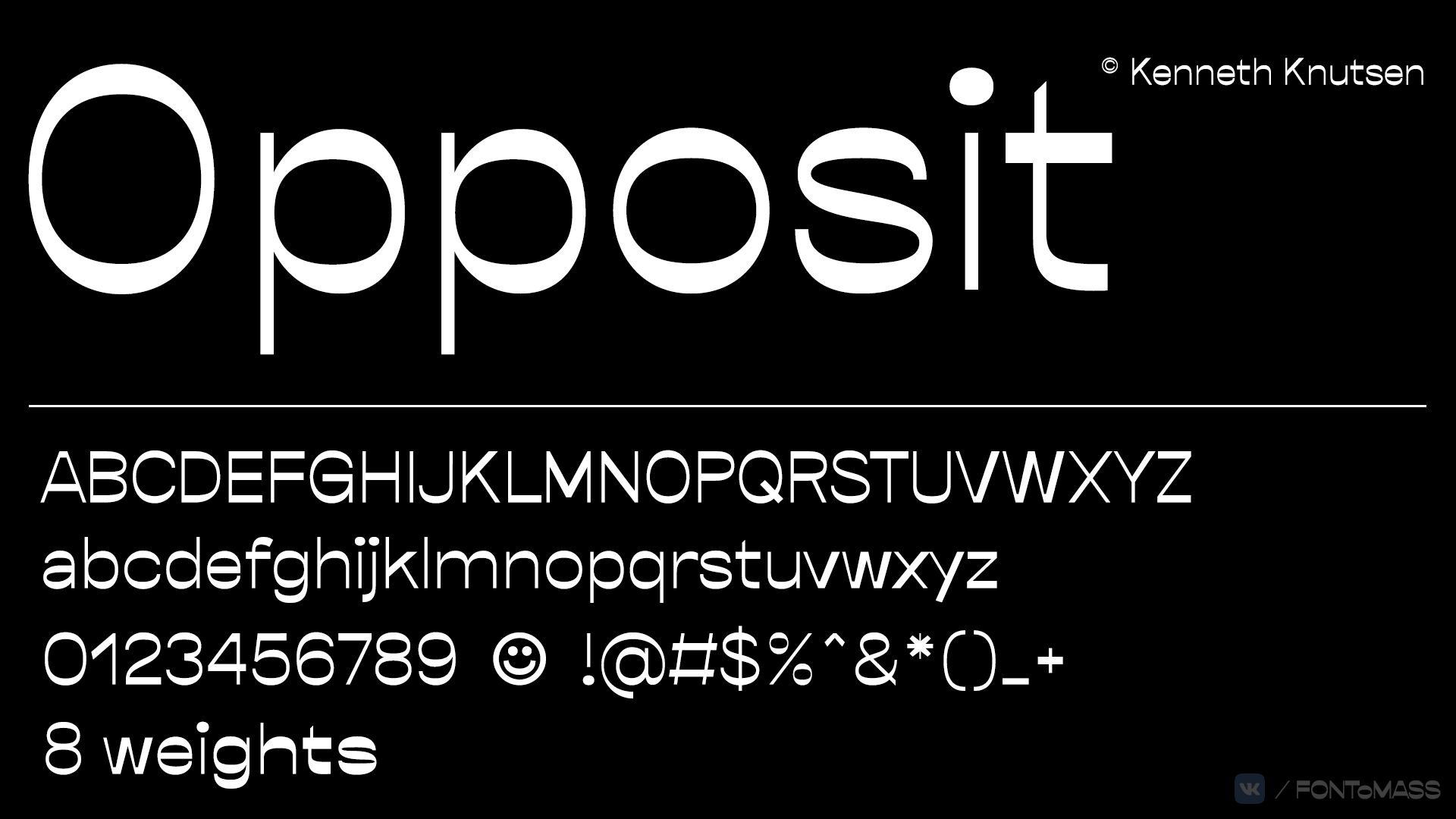 Opposit Font preview