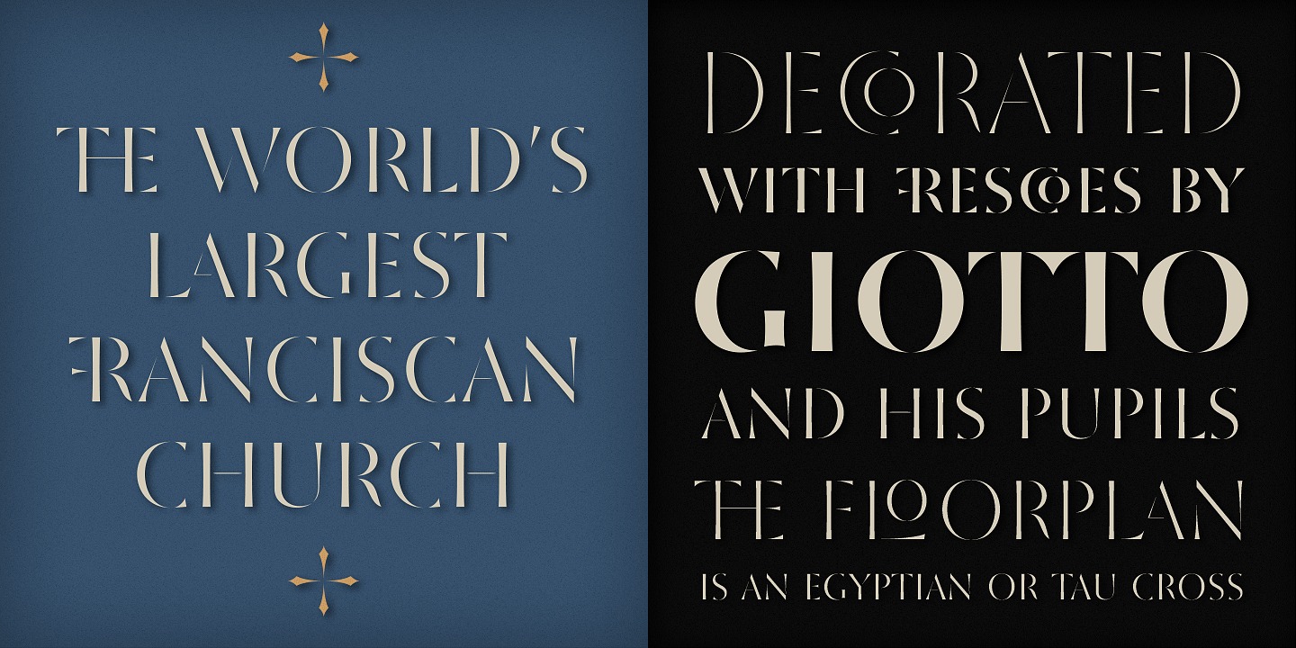 St Croce Thin Font preview