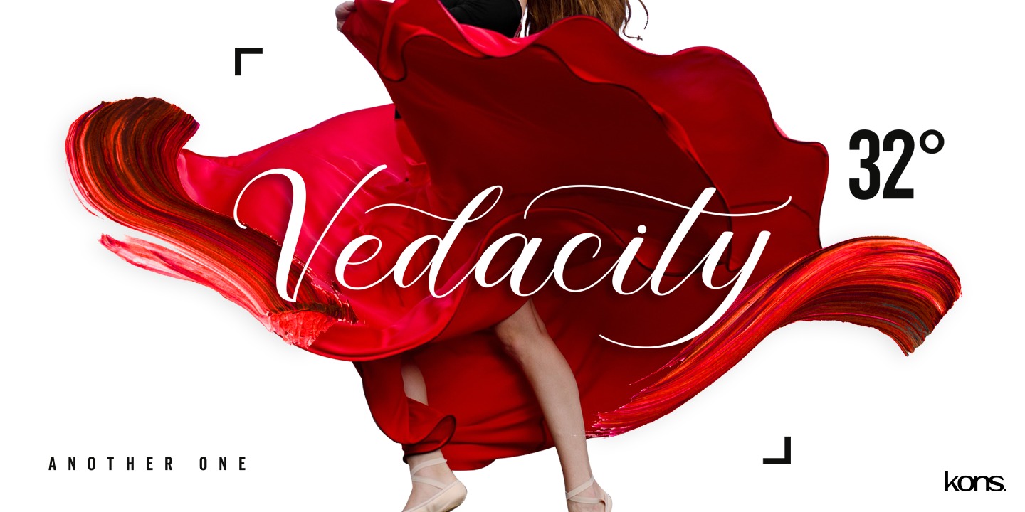 Vedacity Font preview