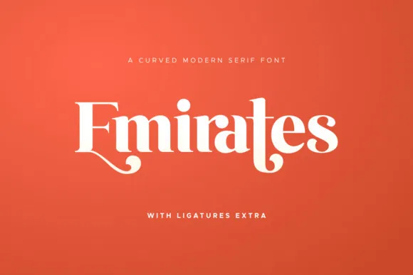 Emirates Font preview