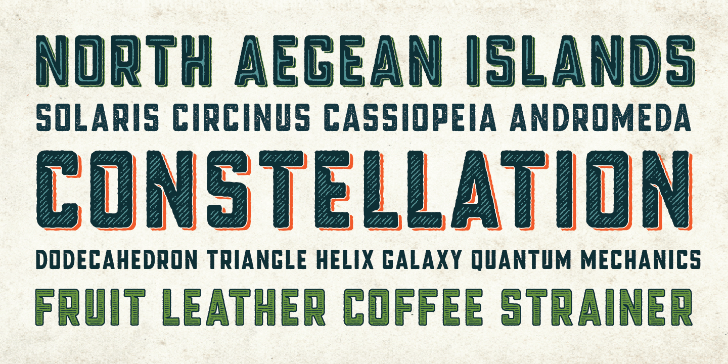Blakstone Outline Font preview