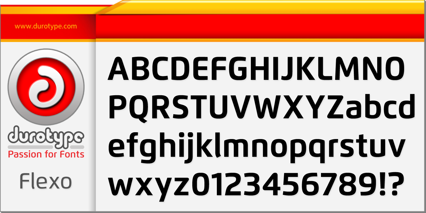Flexo Thin Italic Font preview