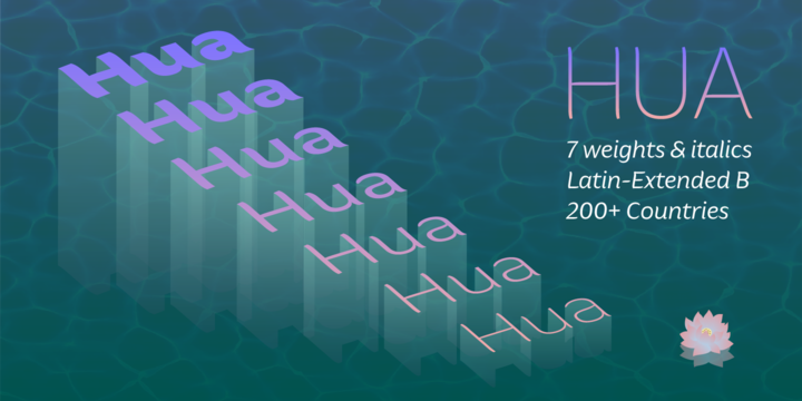 Hua Font preview