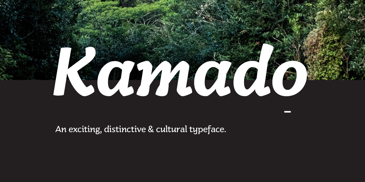 Kamado Font preview