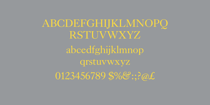 Kings Caslon Display Italic Font preview