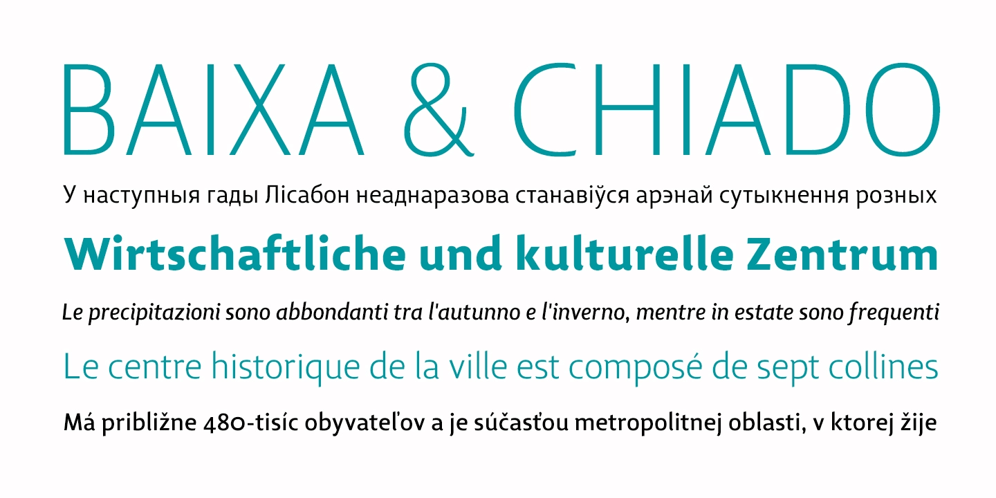 Lisboa Medium Italic Font preview