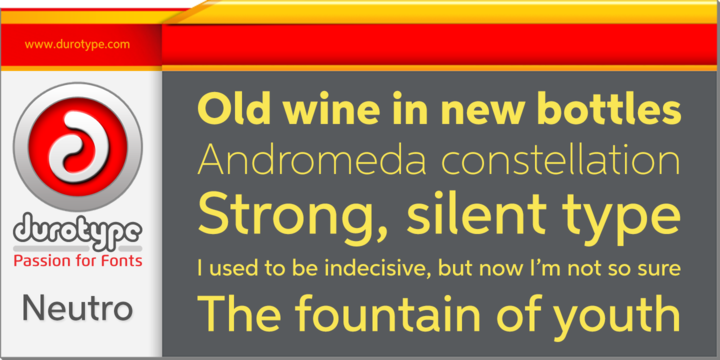 Neutro Bold Italic Font preview