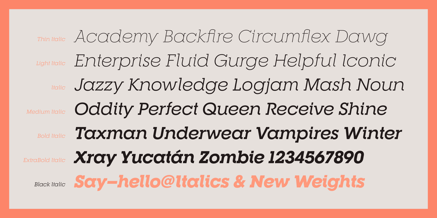RNS Camelia Extra Bold Italic Font preview
