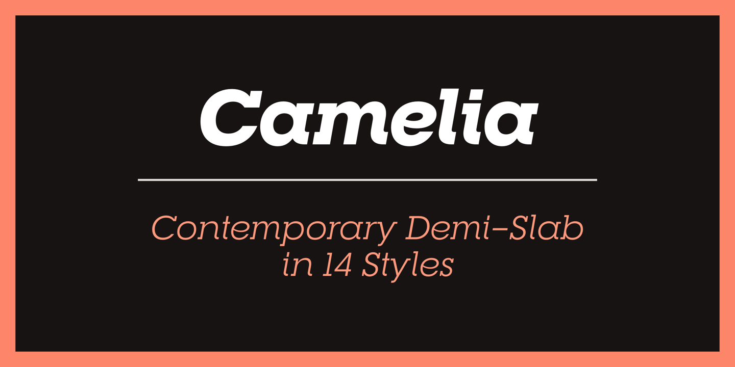 RNS Camelia Font preview