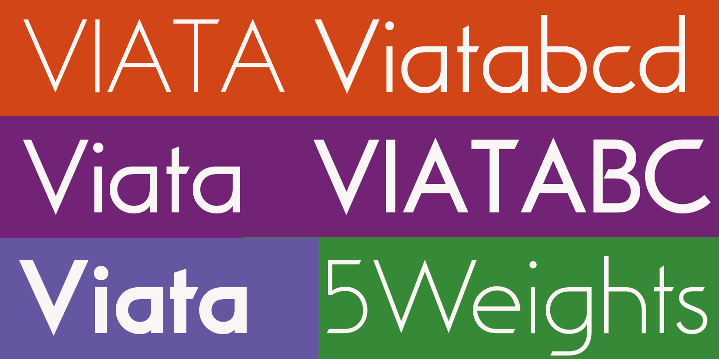 Viata Light Font preview
