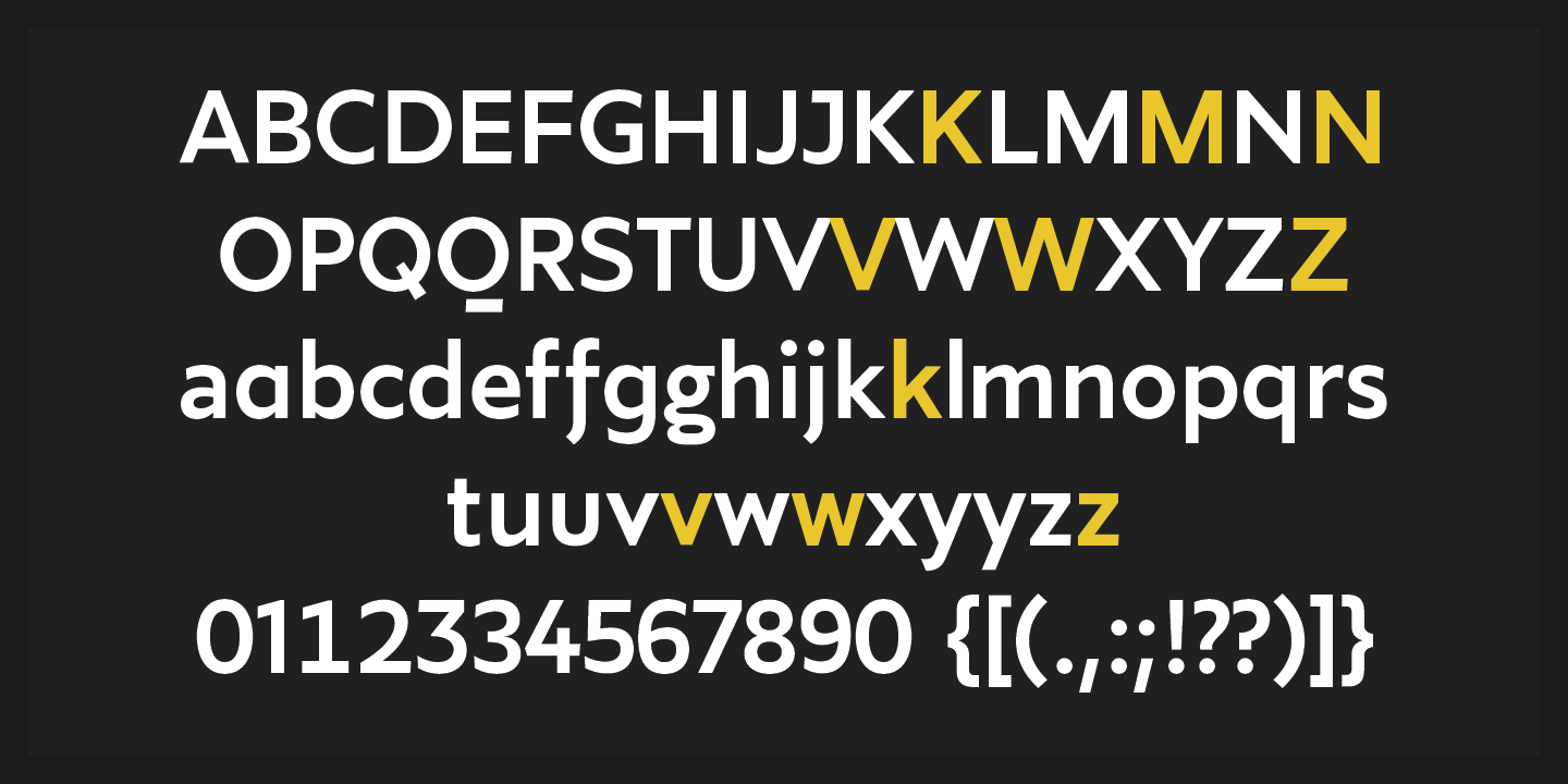 Marcher Thin Font preview