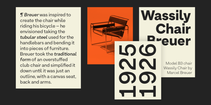 Armin Grotesk SemiBold Italic Font preview