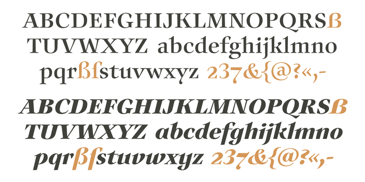 Auxerre Medium Italic Font preview