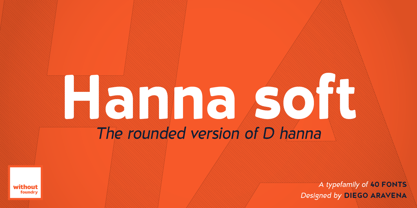 D Hanna Soft Font preview