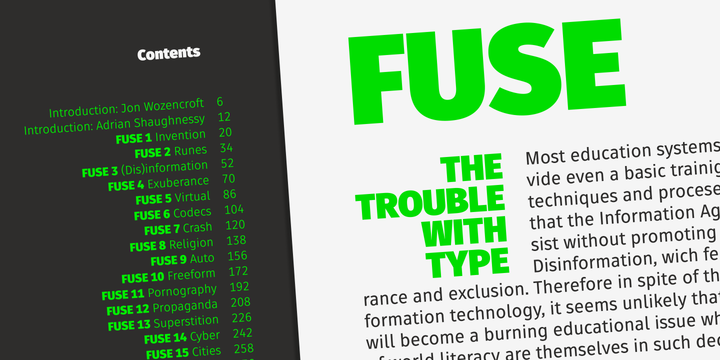 Fuse Font preview