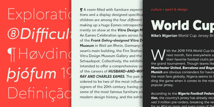 Hartwell Medium italic Font preview