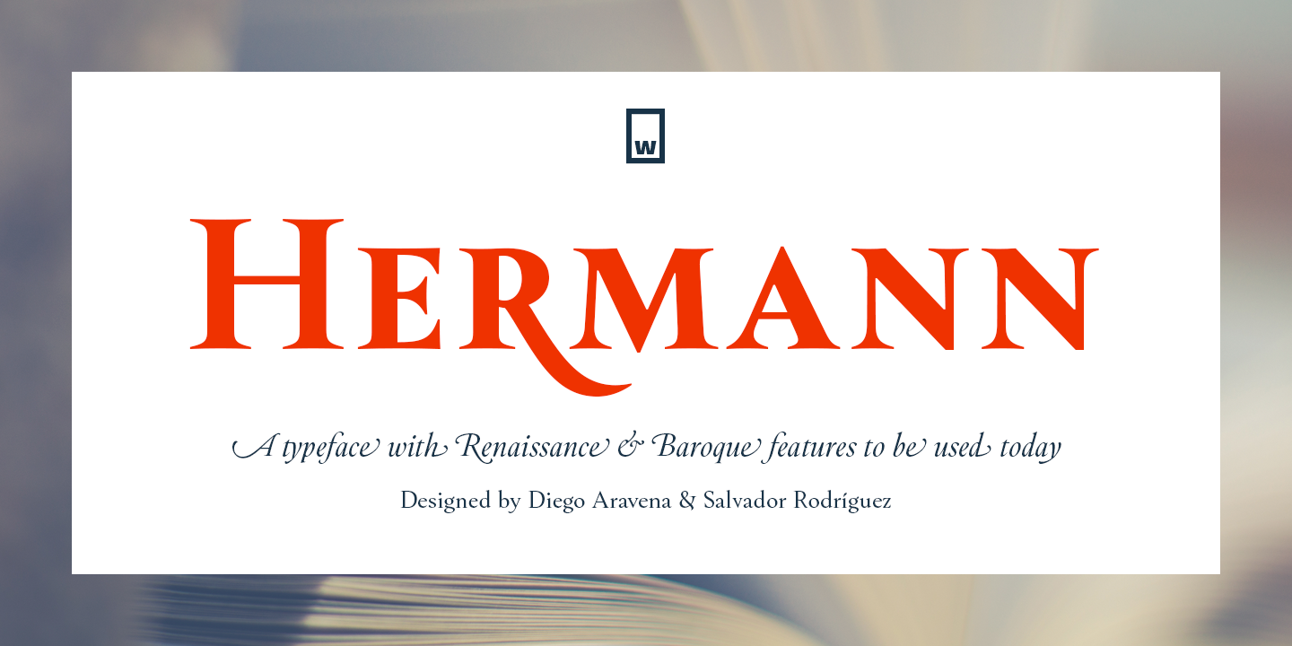 Hermann Font preview