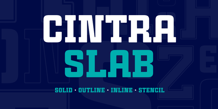 Cintra Slab Font preview