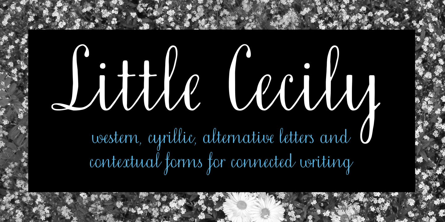 Little Cecily Font preview