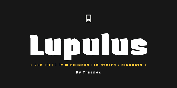 Lupulus Font preview