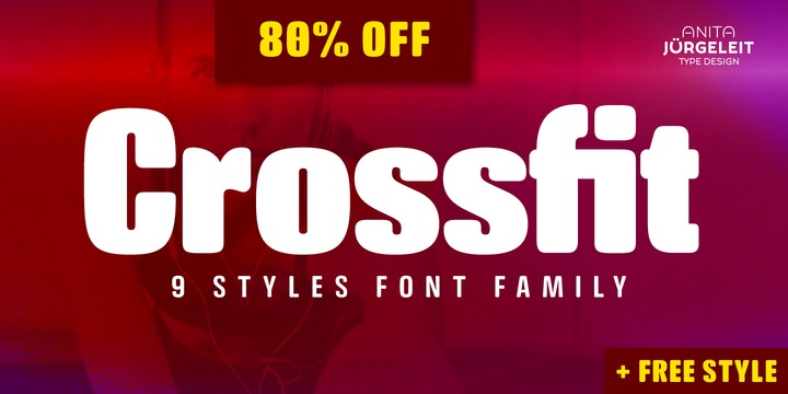 Crossfit Demi Bold Font preview