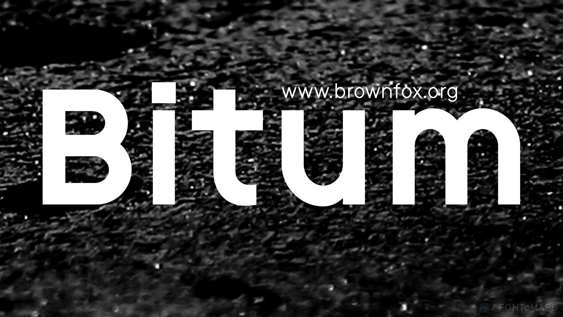 Bitum Font preview