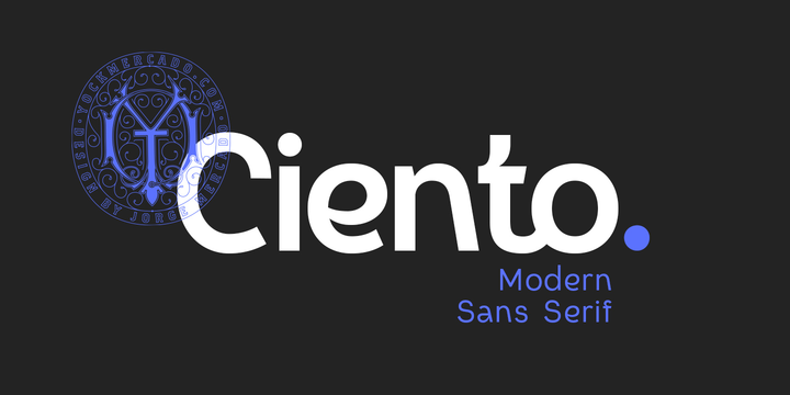 Ciento Font preview