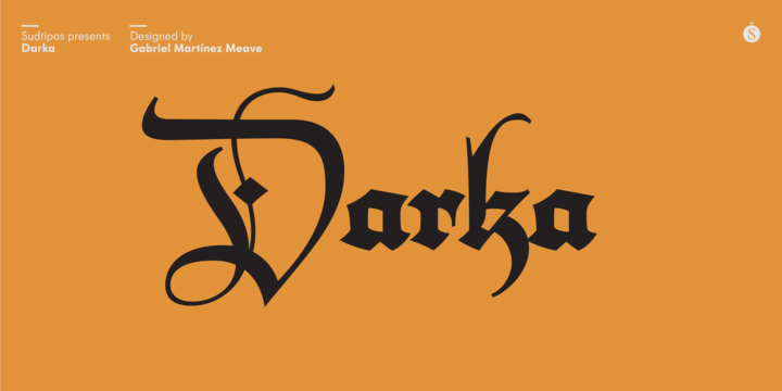 Darka Font preview