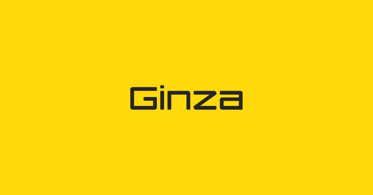 Ginza Font preview