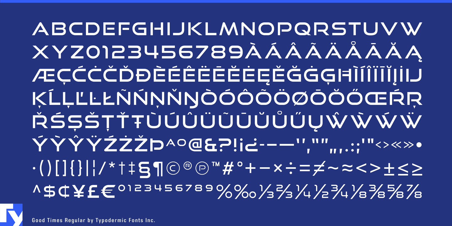 Good Times Ul Italic Font preview