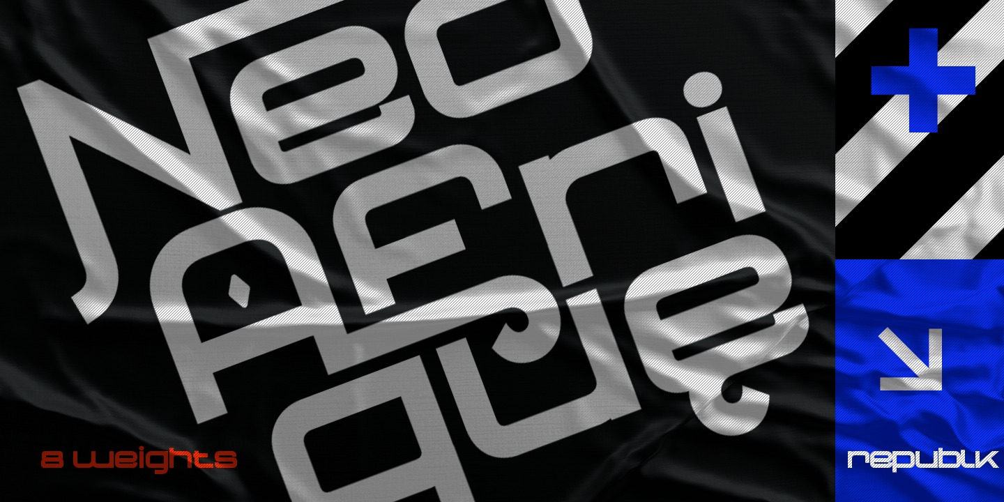 TR Neo Afrique Bold Oblique Font preview