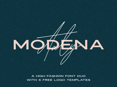 Modena Font preview