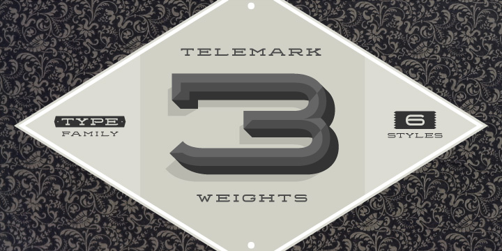 Telemark Regular Font preview