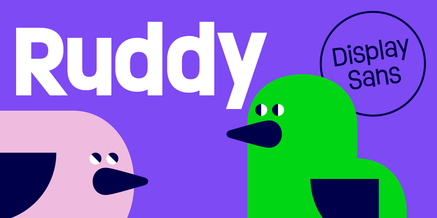 Ruddy Font preview