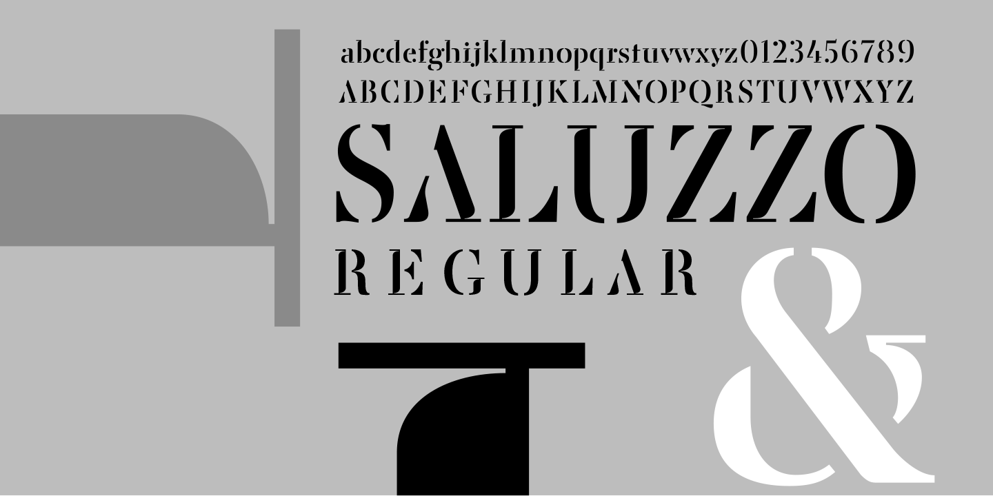 Saluzzo Regular Font preview